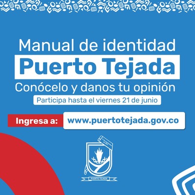 Manual de identidad de Puerto Tejada. Cónocelo y danos tu opinión